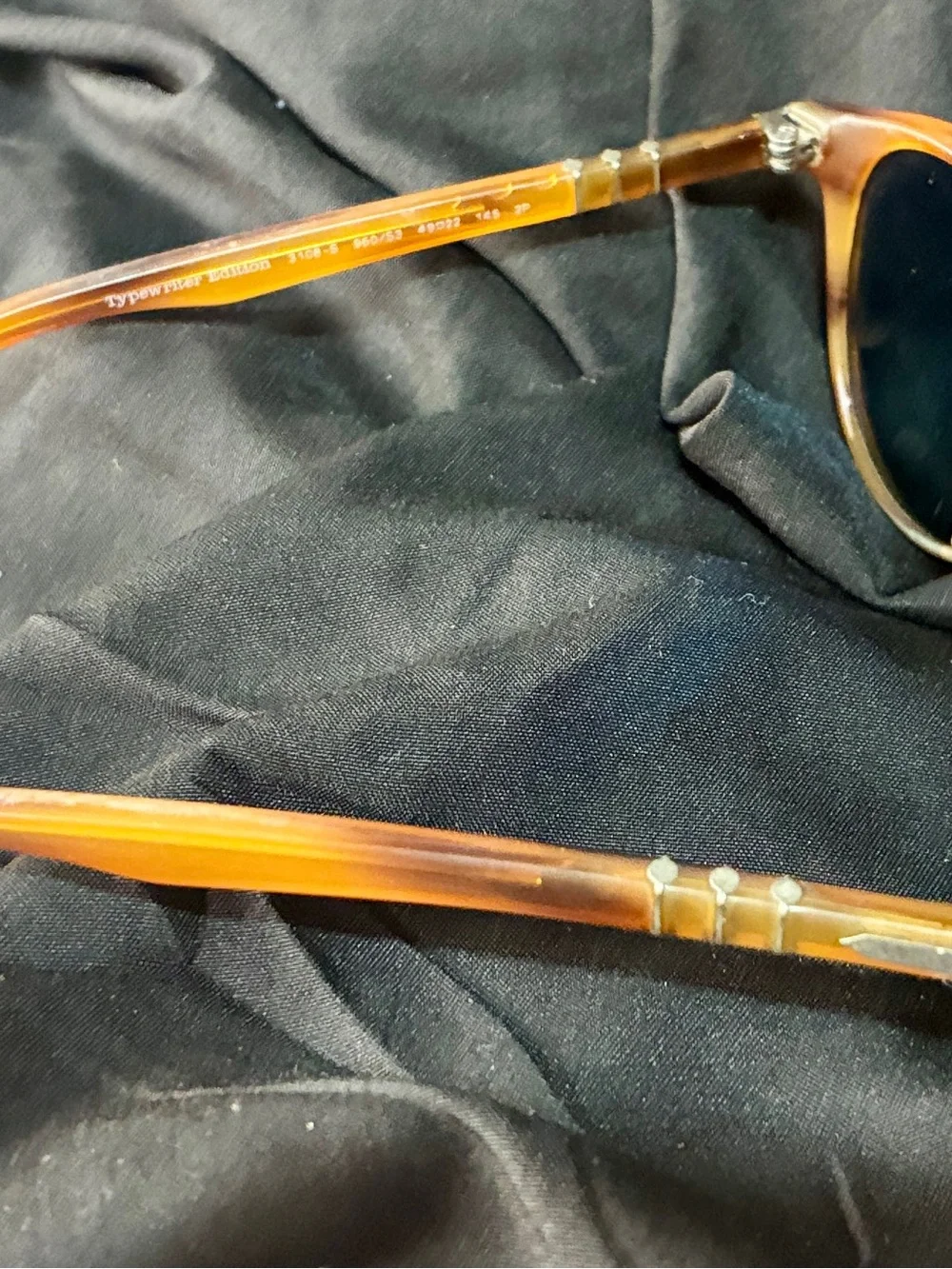 Persol PO3108S Typewriter Edition Glass Polarized Sunglasses New Case